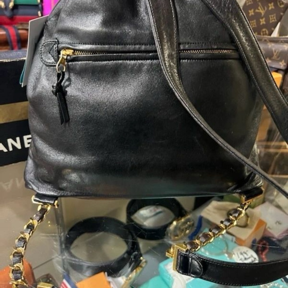 Chanel CC Logo Drawstring Backpack - Picture 8 of 17